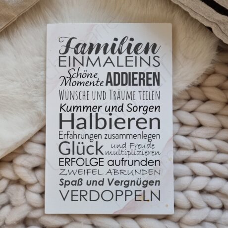 Familien Einmaleins - verspielt