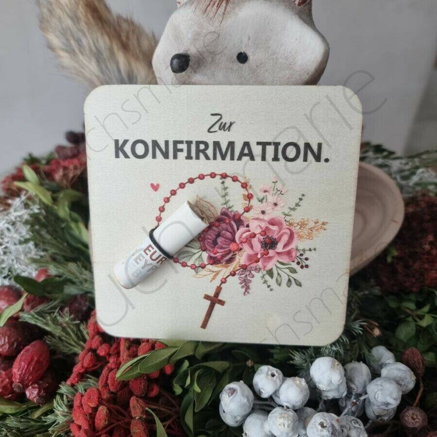 Geldgeschenkkarte Konfirmation