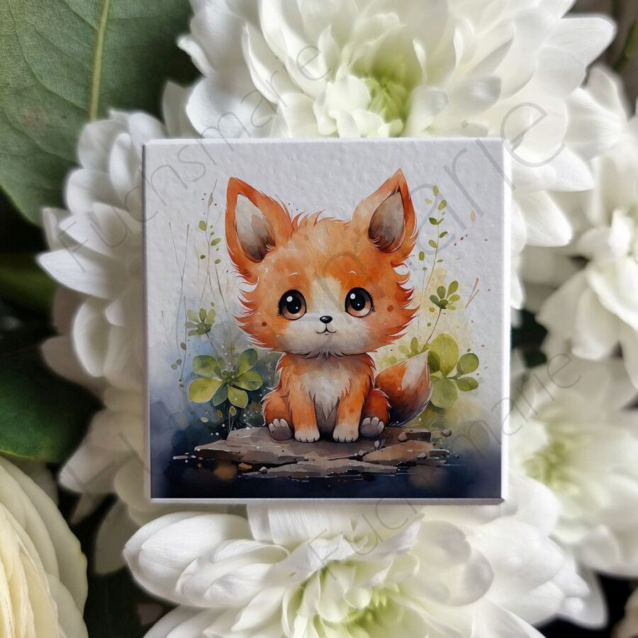Magnet cute fox