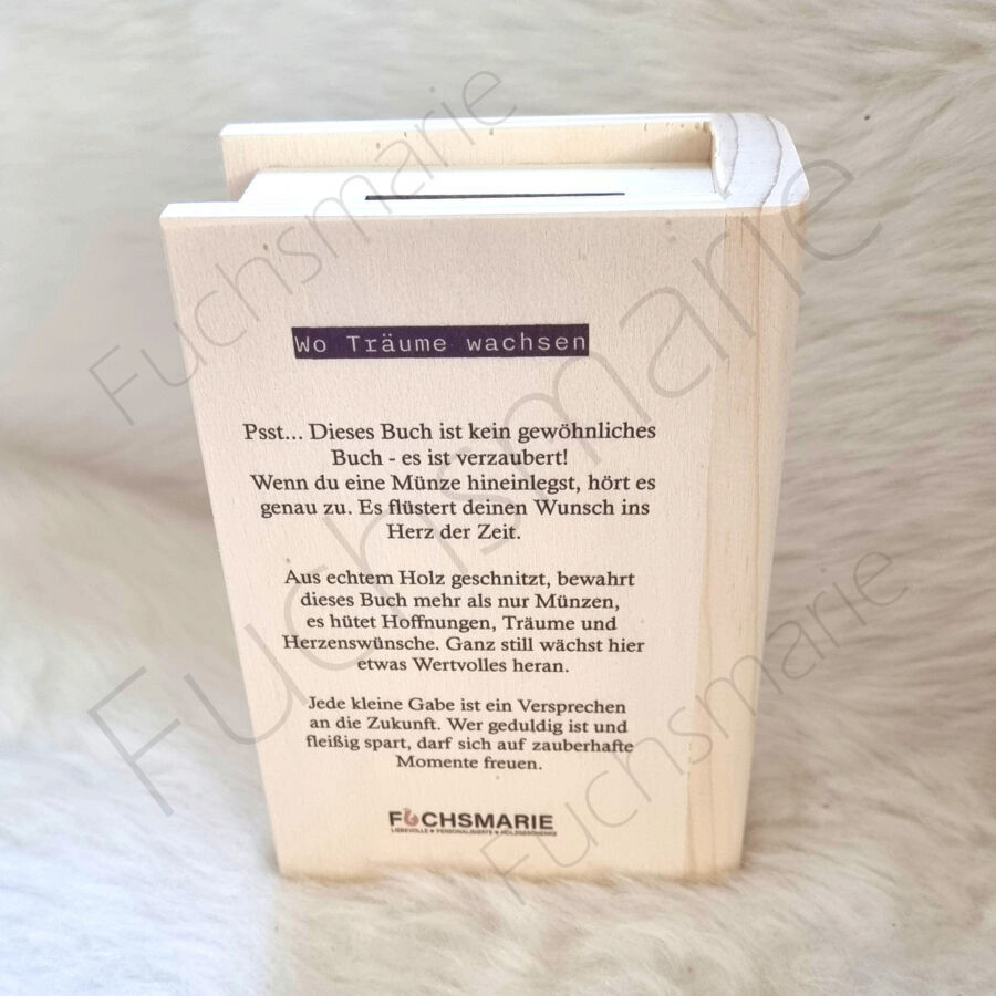 Sparbuch aus Holz Zirkus – Bild 2