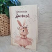 "Sparbuch aus Holz Hase Emmi" wurde zu Deiner Wunschliste hinzugefügt